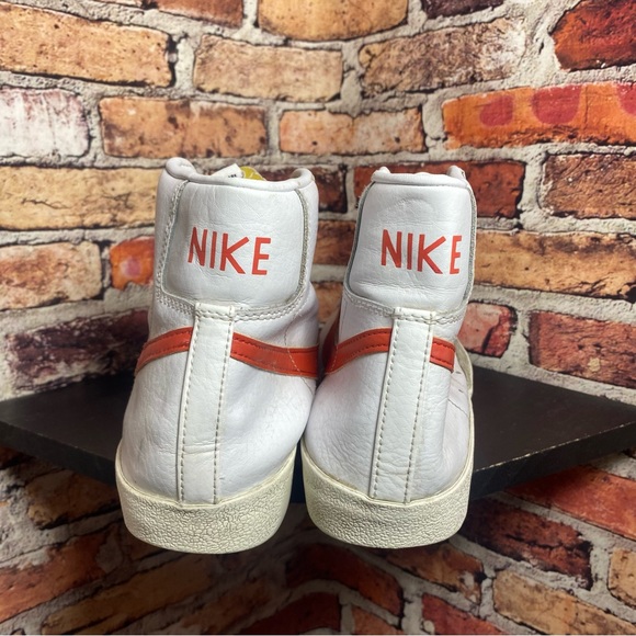Nike blazer mid vintage 77 orange white - Picture 4 of 7